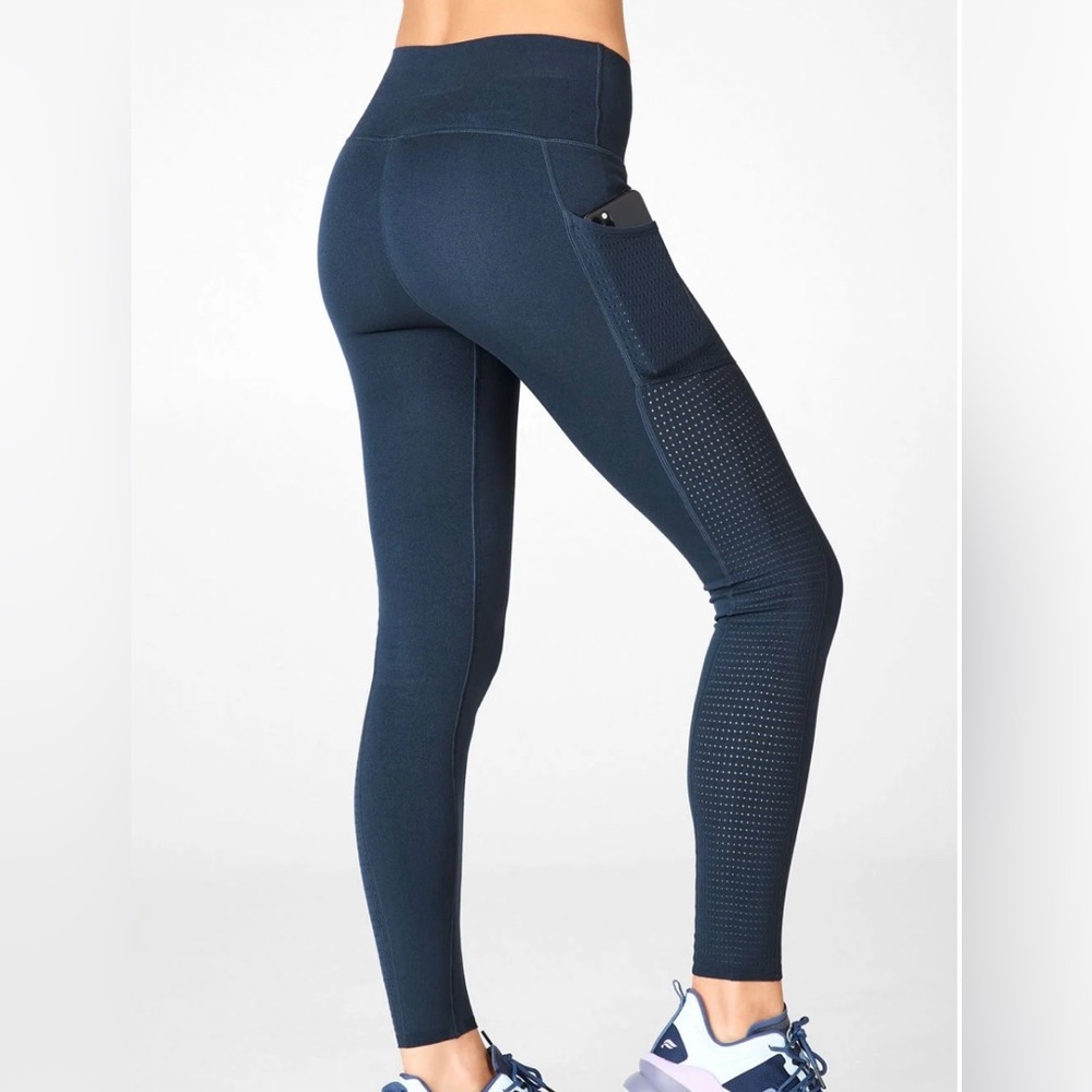 Fabletics SculptKnit® High-Waisted Legging Color: Thunder